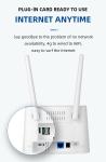 2 X 5dBi External Antennas Encryption Wifi LTE Router for Smooth and Stable