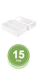 Macaron Boxes, Macaron Gift Box For 12 (Interior Measurement 7.3×4.2 ×1.9 Inches), Macaron Packaging Boxes