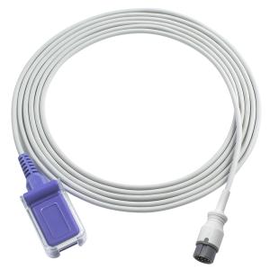 China Mindray SpO2 Sensor Cable Ne-llcor O-ximax adapter Cable 8pin 2.4M on sale