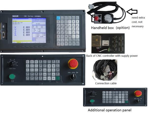 ATC 4 Axis Plc Cnc Router And Milling Controller Numerical Control Systems 128mb