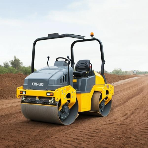 Cheap Drum Width 708mm  XMR083 0.8 Ton Double Drum Roller Compactor for sale
