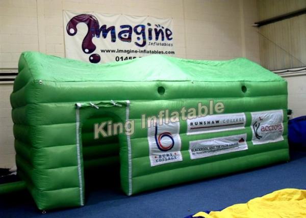 Cheap Small Green PVC Inflatable Event Tent  / Exhibition Inflatable Cube Tent for sale
