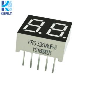 Best Green Color 0.36 Inch 2 Digit 7 Segment LED Displays Common Anode Cathode wholesale