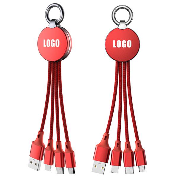 Cheap Custom Logo Length 0.15m Fast Charging USB Cables LED Glow Flowing for sale