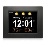 256MB Digital clock with date and temperature With 8" Large Screen Display