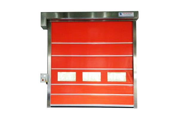 Cheap Automatic High Speed Rolling Doors With Standard Built - in Safety Photo Cell / Sensor for sale