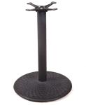 Different Design Bistro Table Base Color Customized Cast Iron Material Round