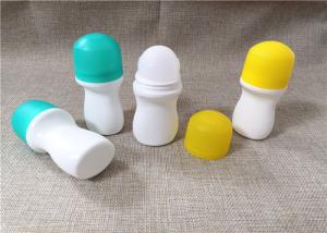 Deodorant Roll On Container , PP / PE Plastic Empty Makeup Containers
