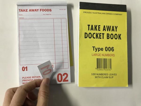 Cheap AU Docket Book 100 Pages with Staples Binding and Two Staples for sale