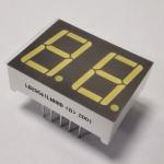 Common Cathode 7 Segment LED Display Dual Digit 14.2mm White Color