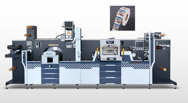 Cheap Custom Fast Barcode Label Die Cutting Machine With PLC Control for sale
