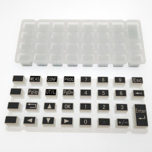 Cheap Hollow Printing Spray Feel Silicone Machine Keyboard Customized for sale