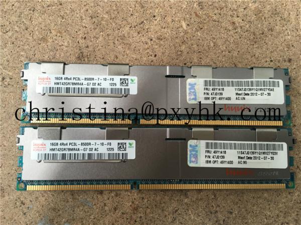 Cheap IBM 46C7483 46C7489 49Y1400 16G PC3-8500 DDR3-1066 server memory for sale