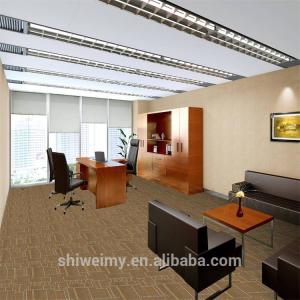 China Stock Wholesale 50*50cm modular grid pattern carpet tile on sale