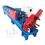 16 Rows Purlin Roll Forming Machine / C Channel Roll Forming Machine Width 80