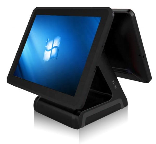 Cheap 15'' Ture Flat Touch Screen Bimi 2021 POS Terminal/2019 External Card Reader Optional for sale