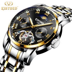 China Black Dial  Skeleton Mechanical Watch Automatic Mechanical Watch on sale