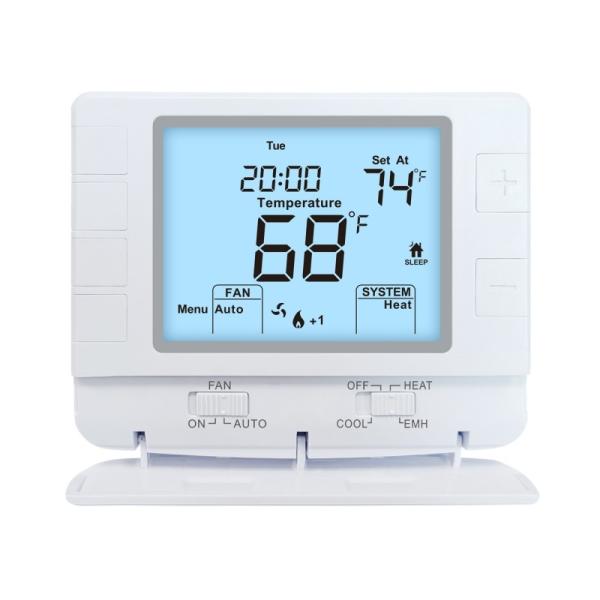 Cheap Air Conditioning Temperature Control Non-programmable Heat Pump Thermostat , Temperature Controller for sale