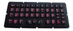 Silicone Rubber Ruggedized Keyboard with Hula Pointer Backlight