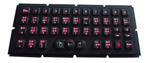 Best Silicone Rubber Ruggedized Keyboard with Hula Pointer Backlight wholesale