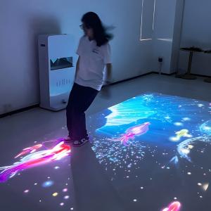 Best Portable Interactive Ground Projection Machine 4000 Lumens wholesale