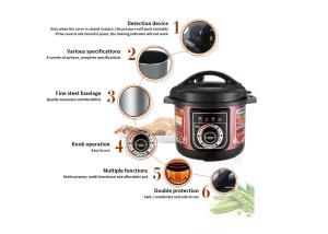 Best Cake Soup 1KW 6QT Pressure Cooker Multi Function Slow Cooker wholesale