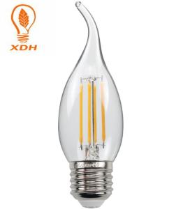 Best C35 tail 4W led filament bulb 220-240V led filament bulb b22 candle bulb wholesale