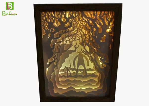 Cheap POS Retail Display Props , Cut Out Light Box  Backlit Inside With Changing Color for sale