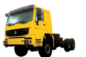 China Diesel SINOTRUK 6X6 Prime Mover Trailer Howo 371 Truck Large Loading Capacity on sale