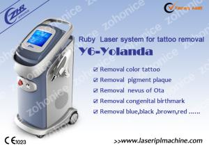 Colorful Touch Screen Laser Tattoo Removal Machine With Multi Language Interface Program