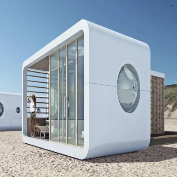 Cheap Smart Prefab Modular Home Modern Apple Cabin Mobile Container Home for sale
