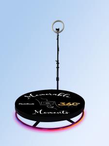 Parties Selfie 360 Photo Booth Platform With Slow Motion Portable Video Spin Camera