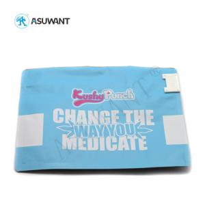 Plastic Lockable Medication Bag , Gravure Printing Stand Up Pouch For Tobacco