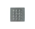IP65 Backlit Metal Keypad Customizable Layout Matrix Interface 12 Key Numeric