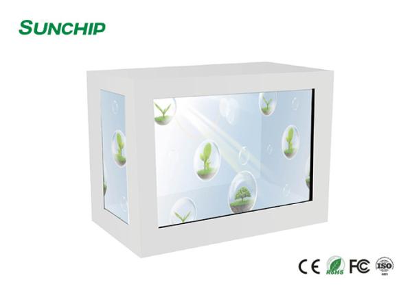 Cheap Full Hd Transparent LCD Showcase , Network Wifi Transparent LCD Display Box for sale