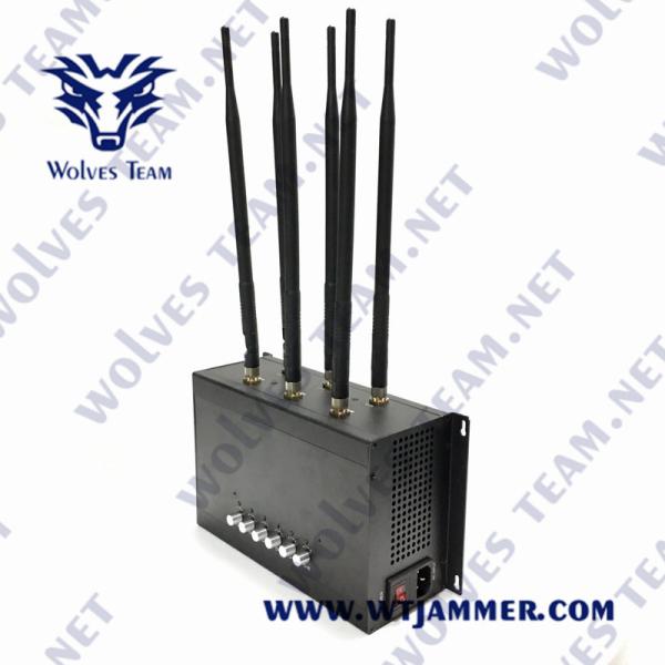 Cheap Low Frequency 30W Indoor Signal Jammer Adjustable Power Function for sale