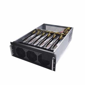 China 4U Rackmount Chassis 6 GPU server case OEM ETH mining 128G SSD MSATA on sale