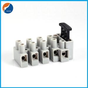 Best 5 Pin Poles PCB Screw Fuse Terminal Block With 2PCS 5x20mm Fuses wholesale