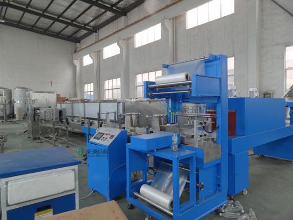 Cheap 15000BPH Glass Bottle Shrink Packing Machine , Bottled Water Plants for sale