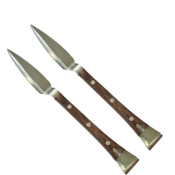 Cheap Honey Bee Knife Beehive Tools Z Type Hive Tool With Wooden Handle Uncapping Tool for sale