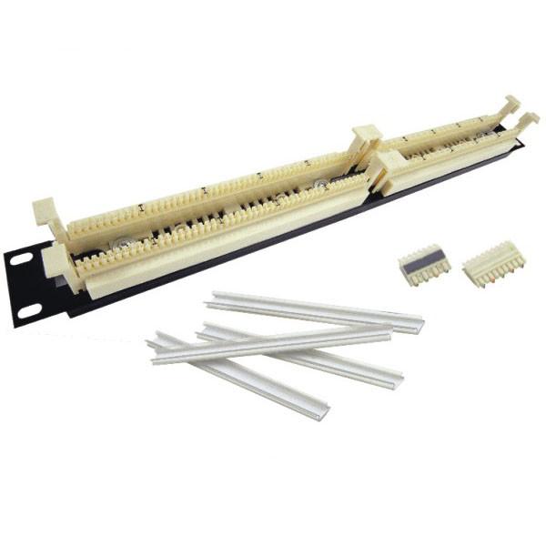 Cheap Network 110 Terminal Block 19" 1U 110 Cross Connect Distribution Frame for sale