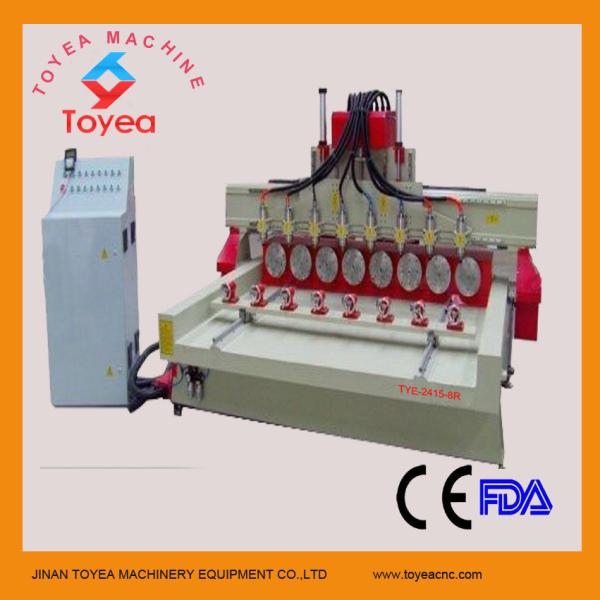 Cheap DSP 4 axis cylindrical cnc router machine for buddha status engraving TYE-2415-8R for sale