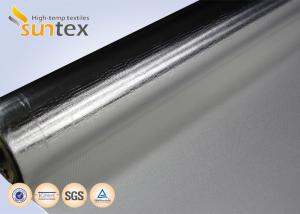 China 10 Micron Heat Shield Film Coated Fiberglass Insulation With Aluminum Backing Thermal Sheath on sale