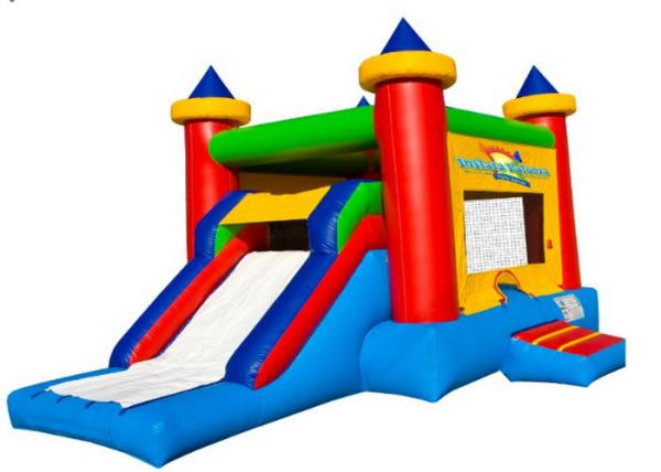 Cheap Kindergarten Baby Inflatable Bouncer Combo Fire Resistance For Commericial Activities for sale