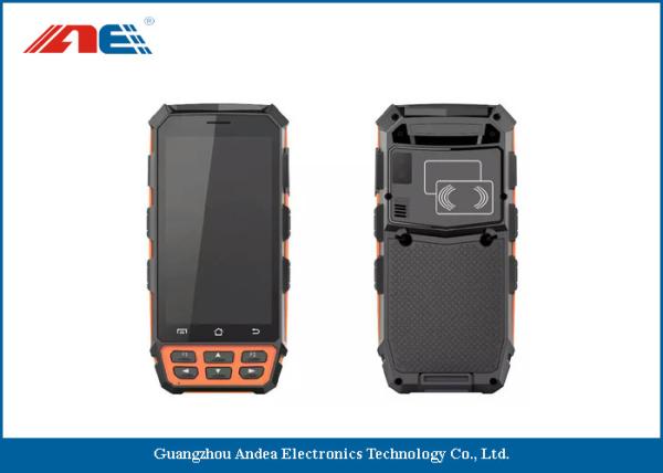 Cheap 5.0 Inch IPS Panel Display 4G Handheld RFID Reader PDA RFID Scanner Reading Range 30CM for sale