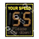 Radar Speed Monitor Traffic Control LED Vms Variable Message Sign 50W IP65