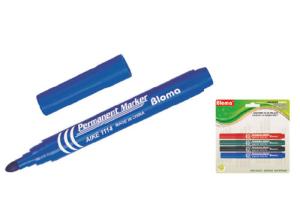 blue color alcohol based permanent marker for office use