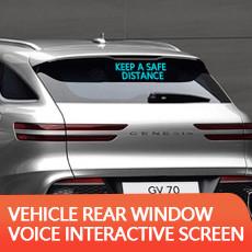Cheap ODM TS16949 Remote Control Car Rear Window LED Display Screen for sale