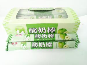 Best 14g Green Apple Flavor Chewing Yogurt Sticks With Milk Flavor For Kids wholesale