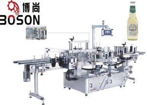 High Speed Adhesive Labeling Machine Linear Front / Back / Top side